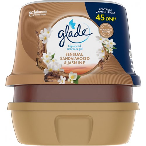 GLADE GEL 180g SENSUAL SANDALWOOD&amp;JASMIN