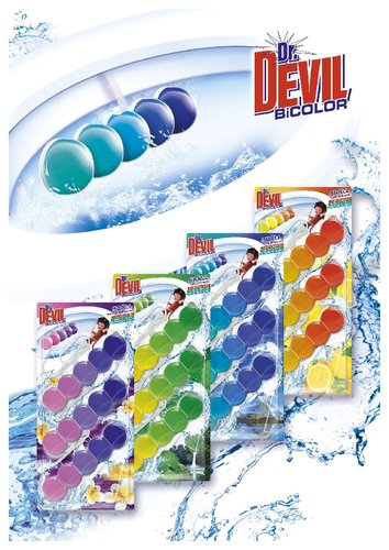 DEVIL WC 3x5BALL LEMON FRESH 35G 6467