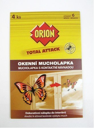 ORION MUCHOLAPKA NA OKNO MOTL 4ks 48038