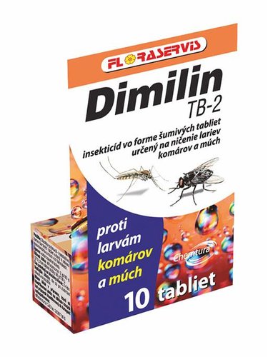 TABLETY PROTI KOMARUM DO VODY 10KS DIMIL