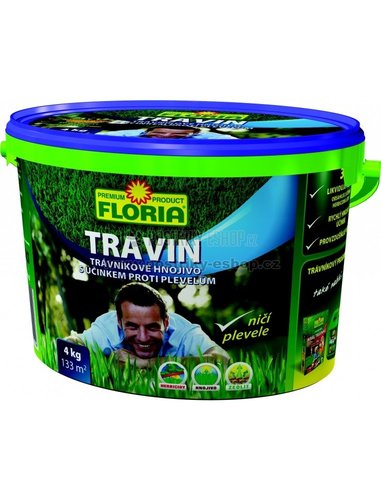 TRAVIN 4kg/133m2 HNOJIVO S HERBICIDY