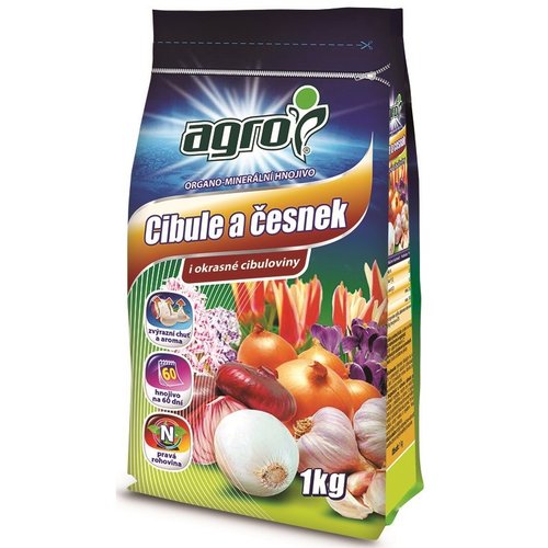 HNOJIVO CIBULE CESNEK 1kg AGRO CS 00637