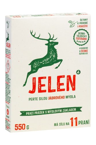 JELEN 550g MYDL.PRASEK NA PRADLO