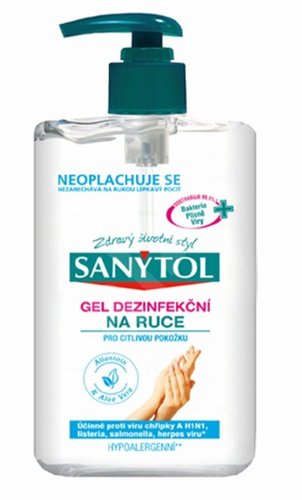 SANYTOL 250ml DEZINFEKN GEL 42650300