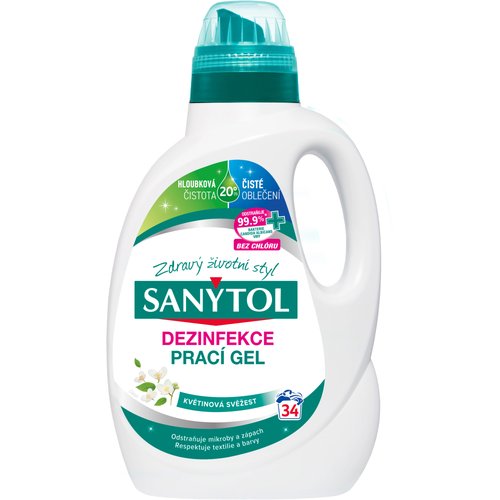 SANYTOL 1,7L PRACI GEL KVETY 34PD NOVINK