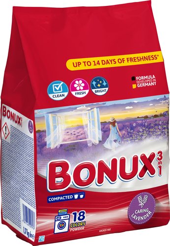 BONUX COLOR CARING LAVENDER 18PD 1,17kg