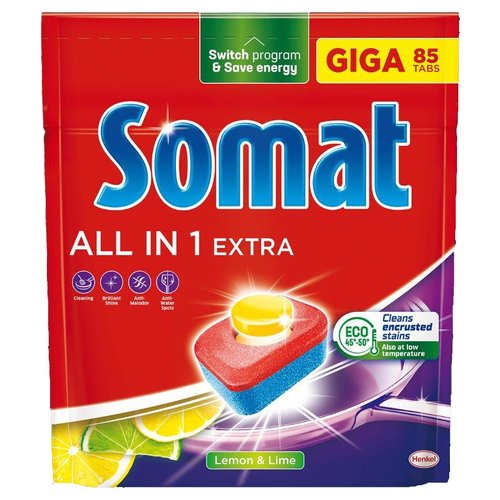 SOMAT TABLETY GIGA 85ks LEMON 750247