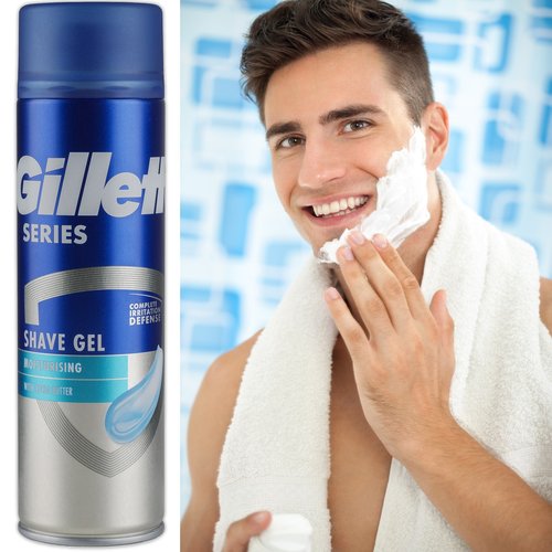 GILLETTE SERIES GEL NA HOLENI MOISTURISI