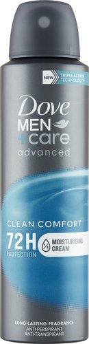 DOVE DEO MEN ADVANCED CLEAN COMFORT 150m