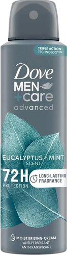 DOVE DEO MEN ADVANCED EUCALYPTUS+MINT 15