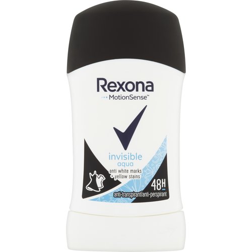 REXONA STICK INVISIBLE AQUA 40ml 834986