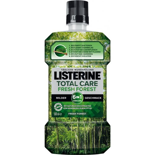 LISTERINE U.V.500ml CARE FRESH FOREST 50