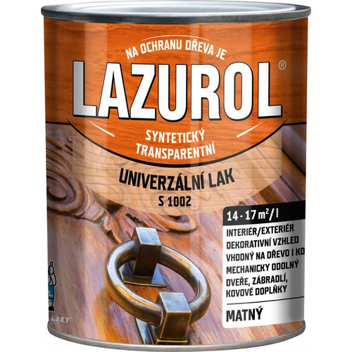 LAZUROL SYNTETICK LAK MAT 0,75L S1002/0