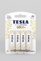 BATERIE 4ks TESLA AL4 GOLD+LR06/4 AA TU