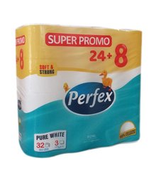 T.PAPIR 32ks PERFEX 3vr celuloza 050310